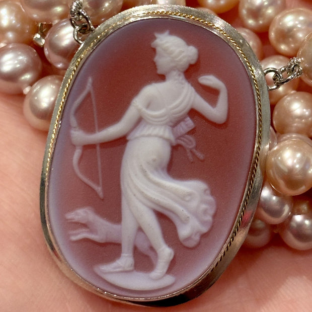 Sardonyx Shell Cameo Jewelry