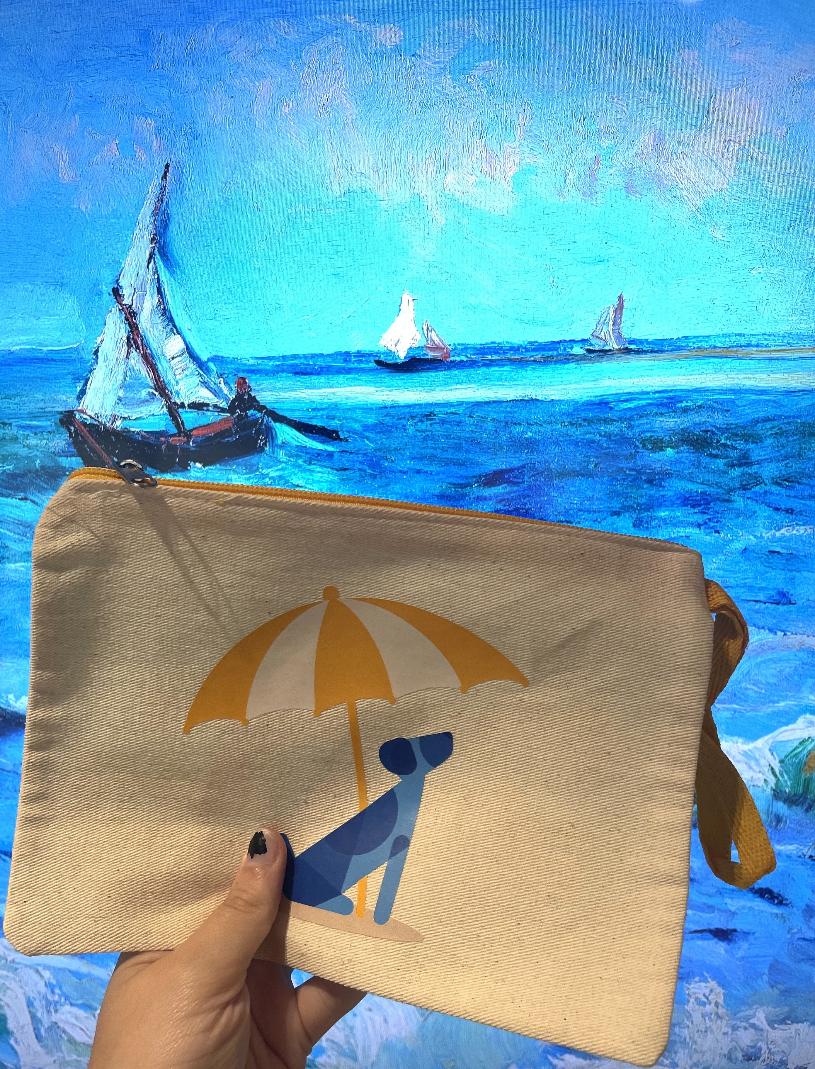 Dog Days of Summer Canvas Pouch