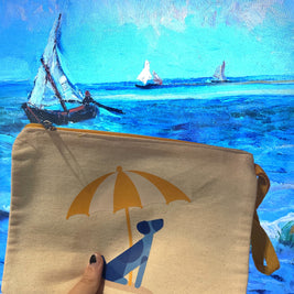 Dog Days of Summer Canvas Pouch
