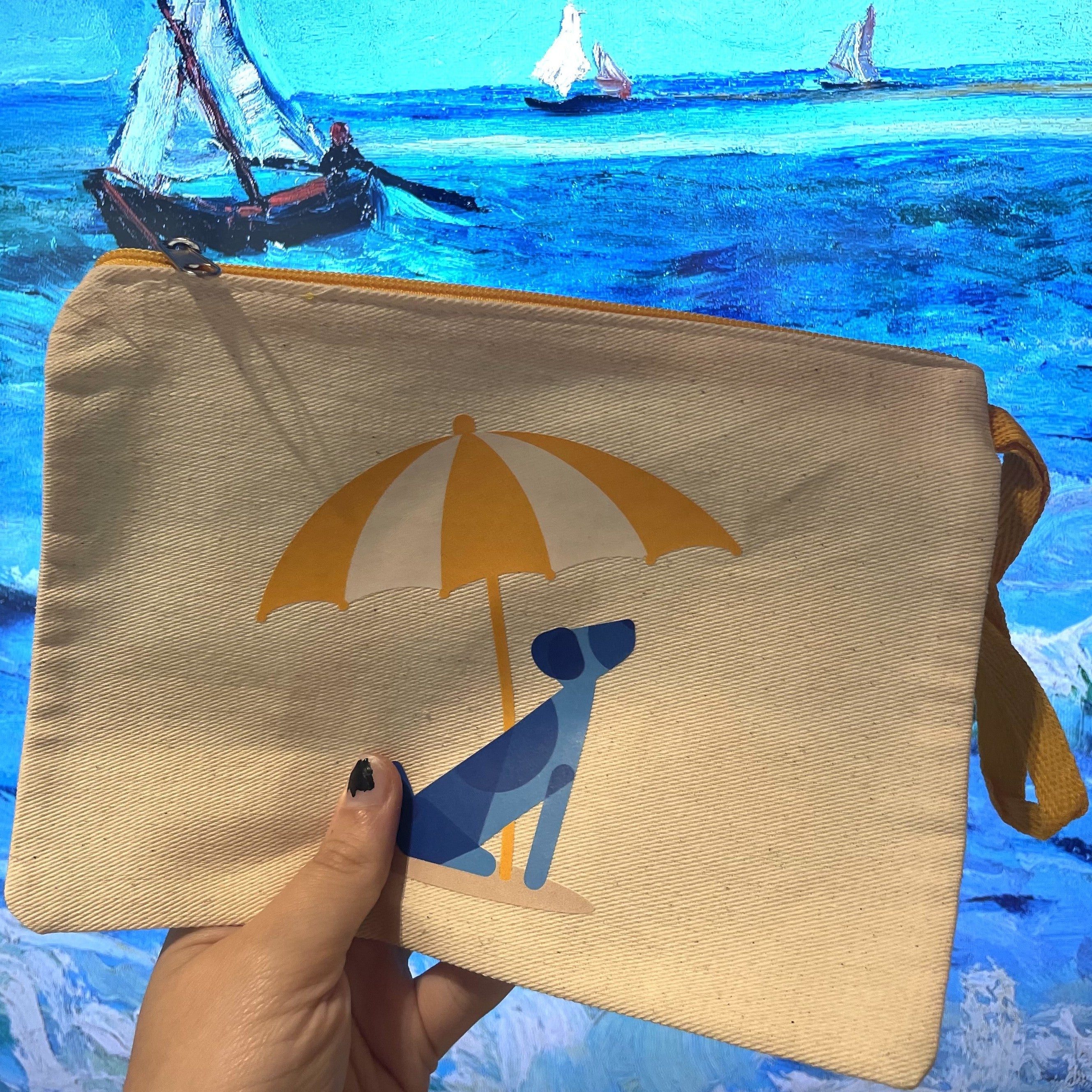 Dog Days of Summer Canvas Pouch
