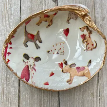 Load image into Gallery viewer, Decoupaged Trinket Shells
