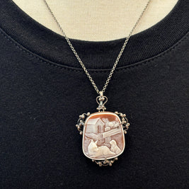 Sardonyx Shell Cameo Jewelry