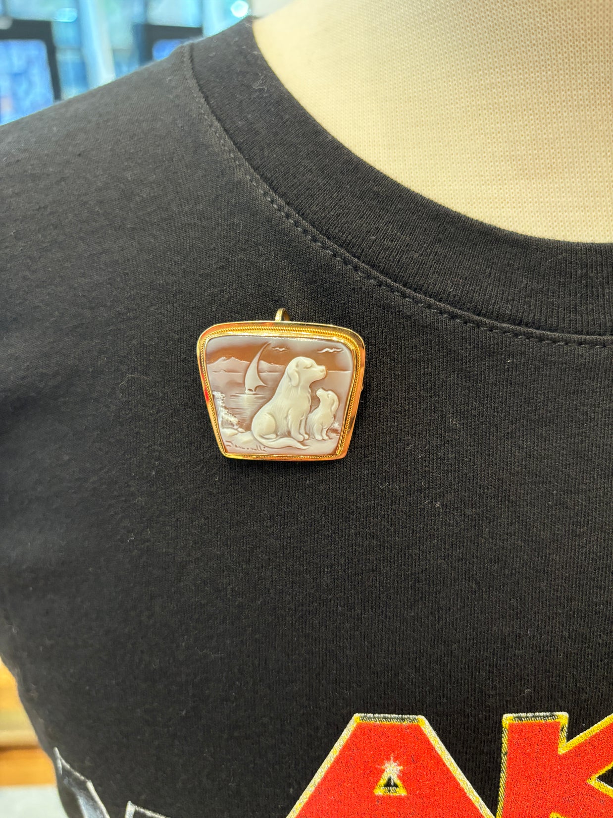 Sardonyx Shell Cameo Jewelry