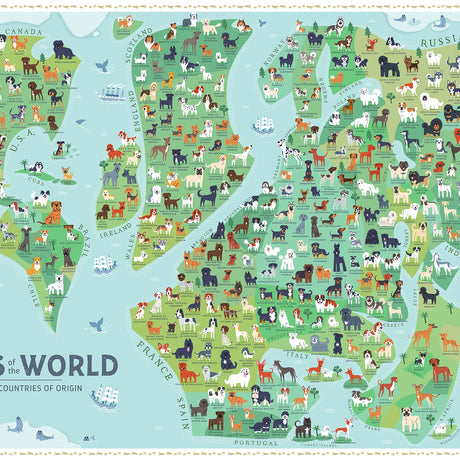 Dogs of the World Map