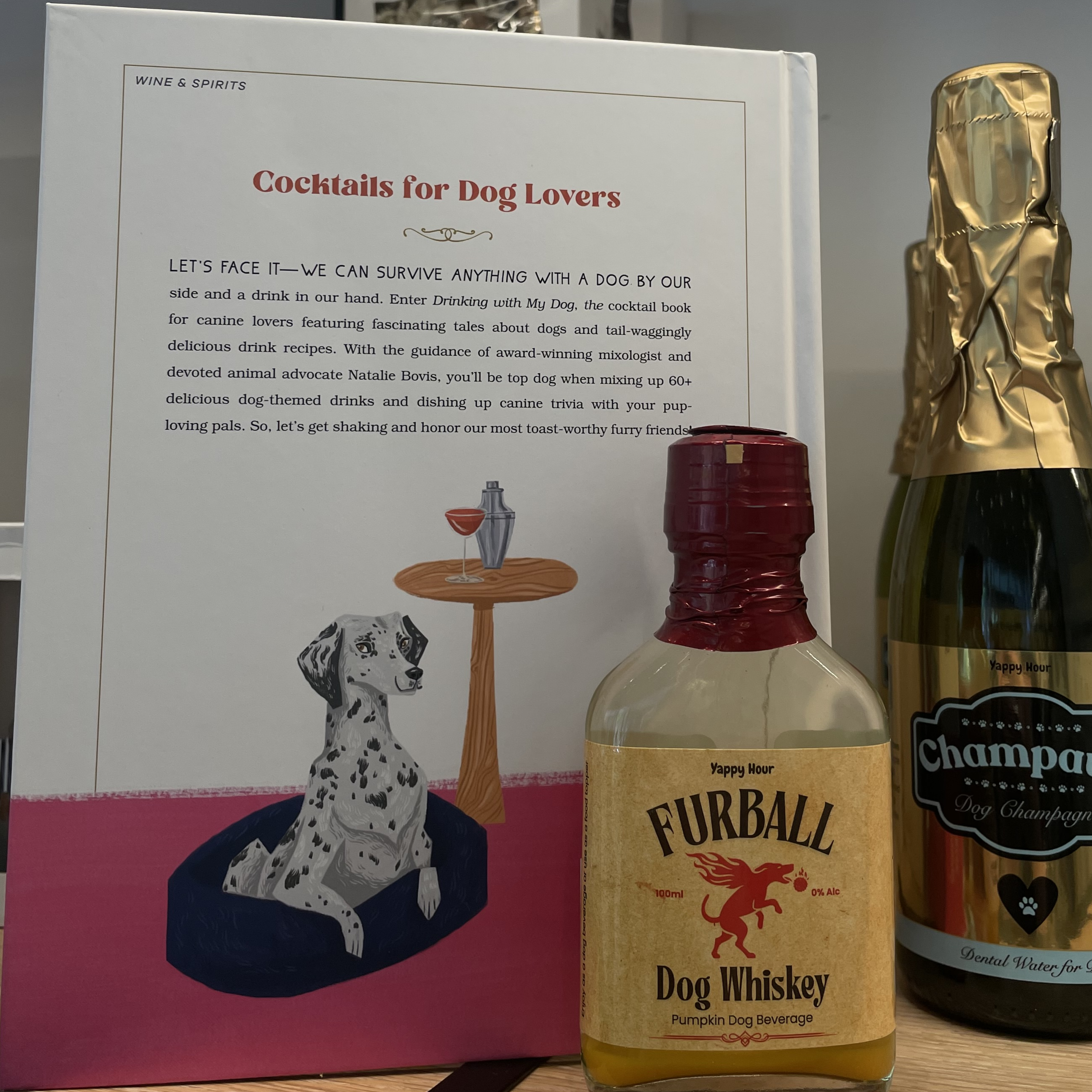 Drinking with My Dog: The Canine Lover's Cocktail Book by Natalie Bovis