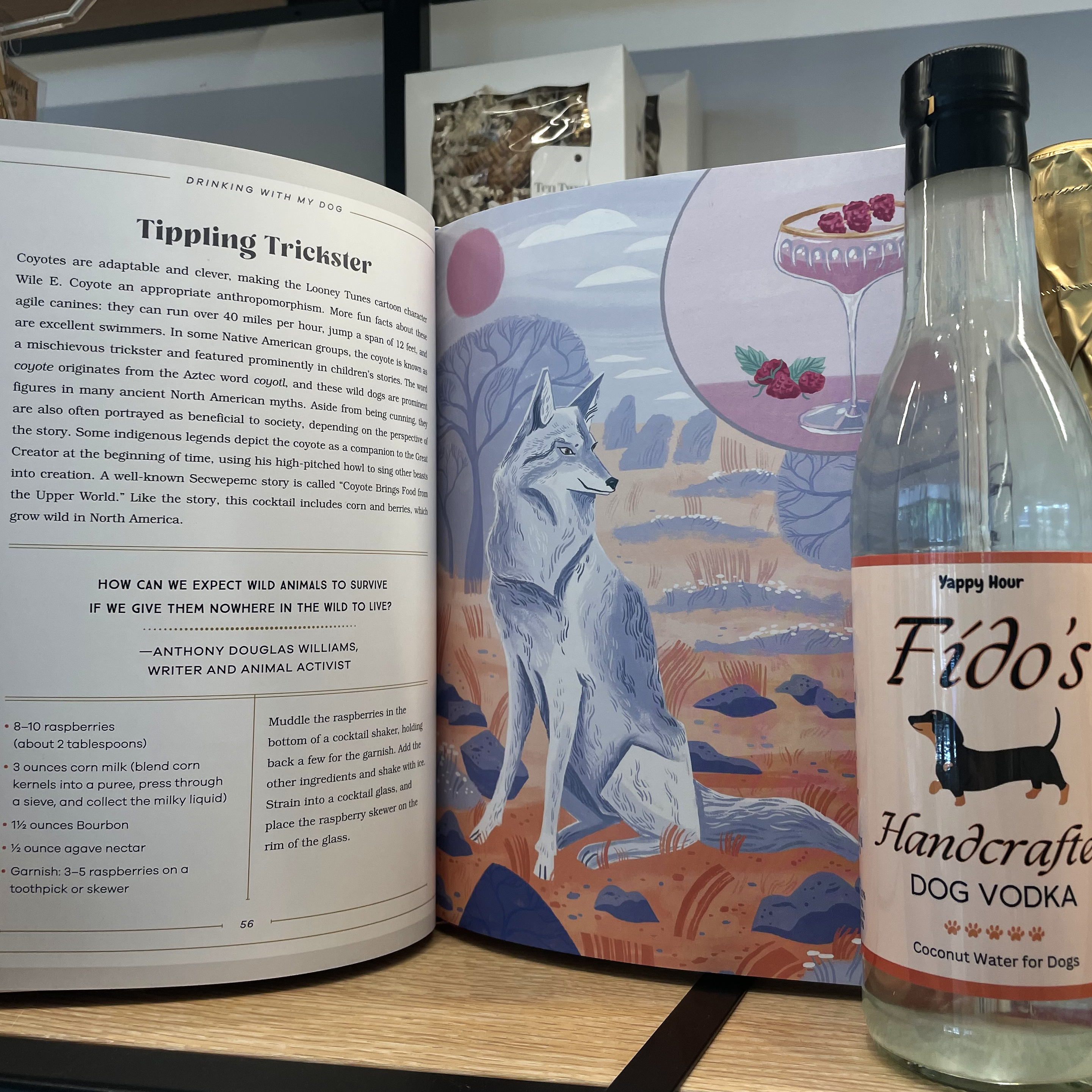 Drinking with My Dog: The Canine Lover's Cocktail Book by Natalie Bovis