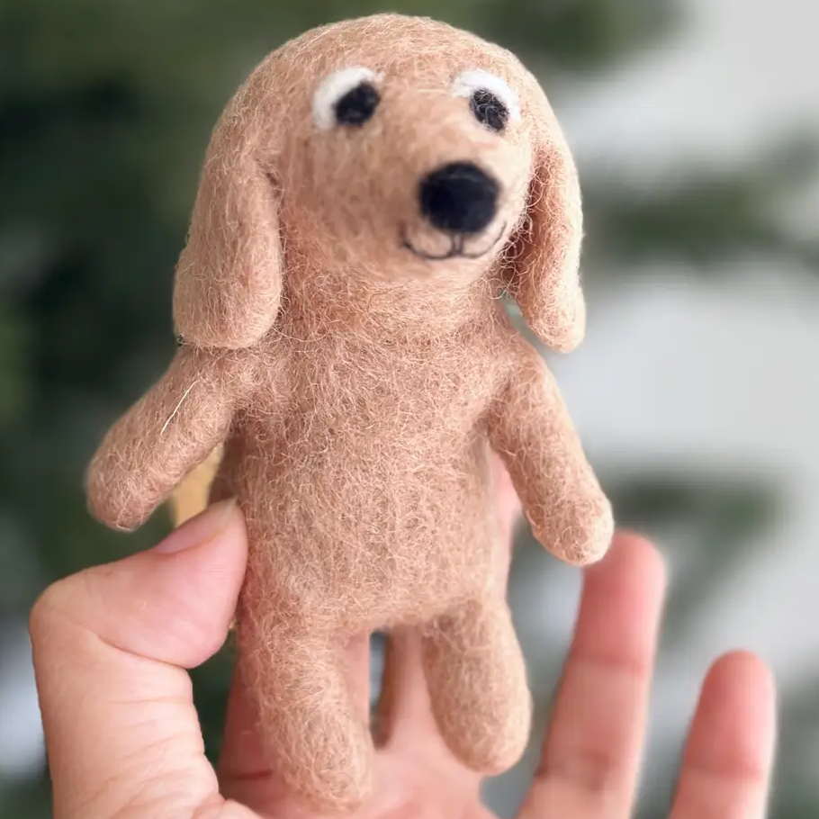 Breed Specific Hand Felted Finger Puppets