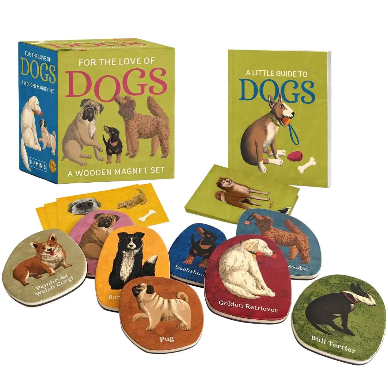 For the Love of Dogs by Meg Freitag Puzzle & Matching Magnet Set