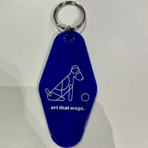 Museum of the Dog Vintage Motel Style Keychain