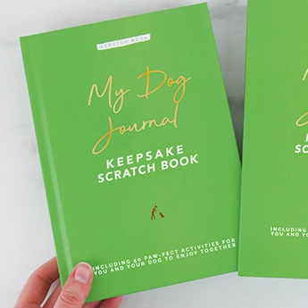 My Dog Journal Keepsake Scratch Book