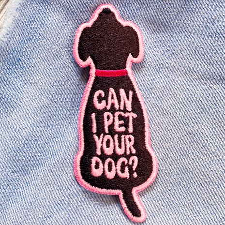 Can I Pet Your Dog Patches