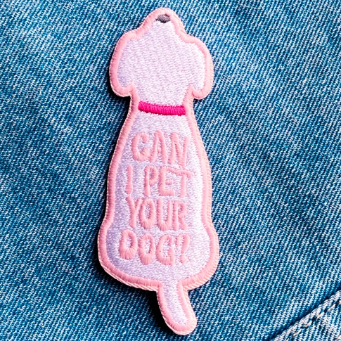 Can I Pet Your Dog Patches