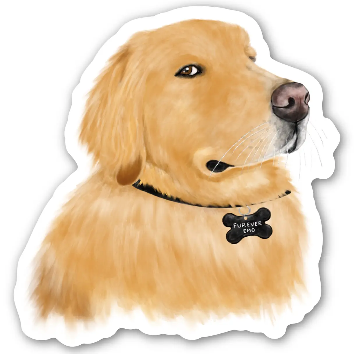 Watercolor Style Stickers Made in the USA