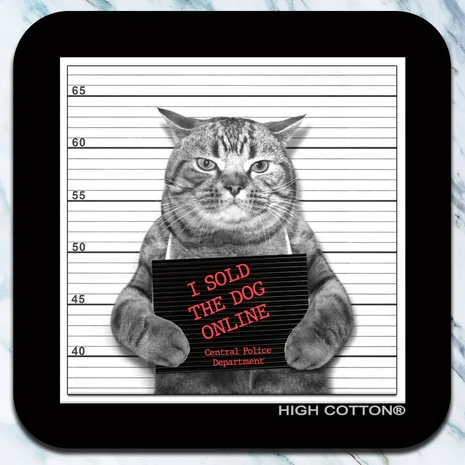 I Sold the Dog Foam Coaster 4-Pack