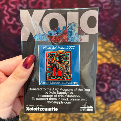 Hijas del Maíz Xoloitzcuintle Enamel Pin
