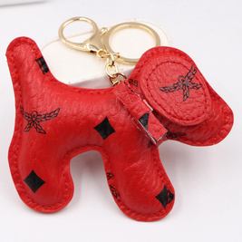 Faux Leather Labrador Bag Charms