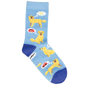 Doggy Thoughts Socks for 4-7 Year Olds