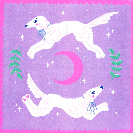 Dog Risograph Prints