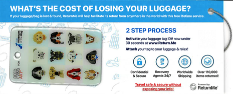 Reed Evins x MoD RETURNME Luggage Tag