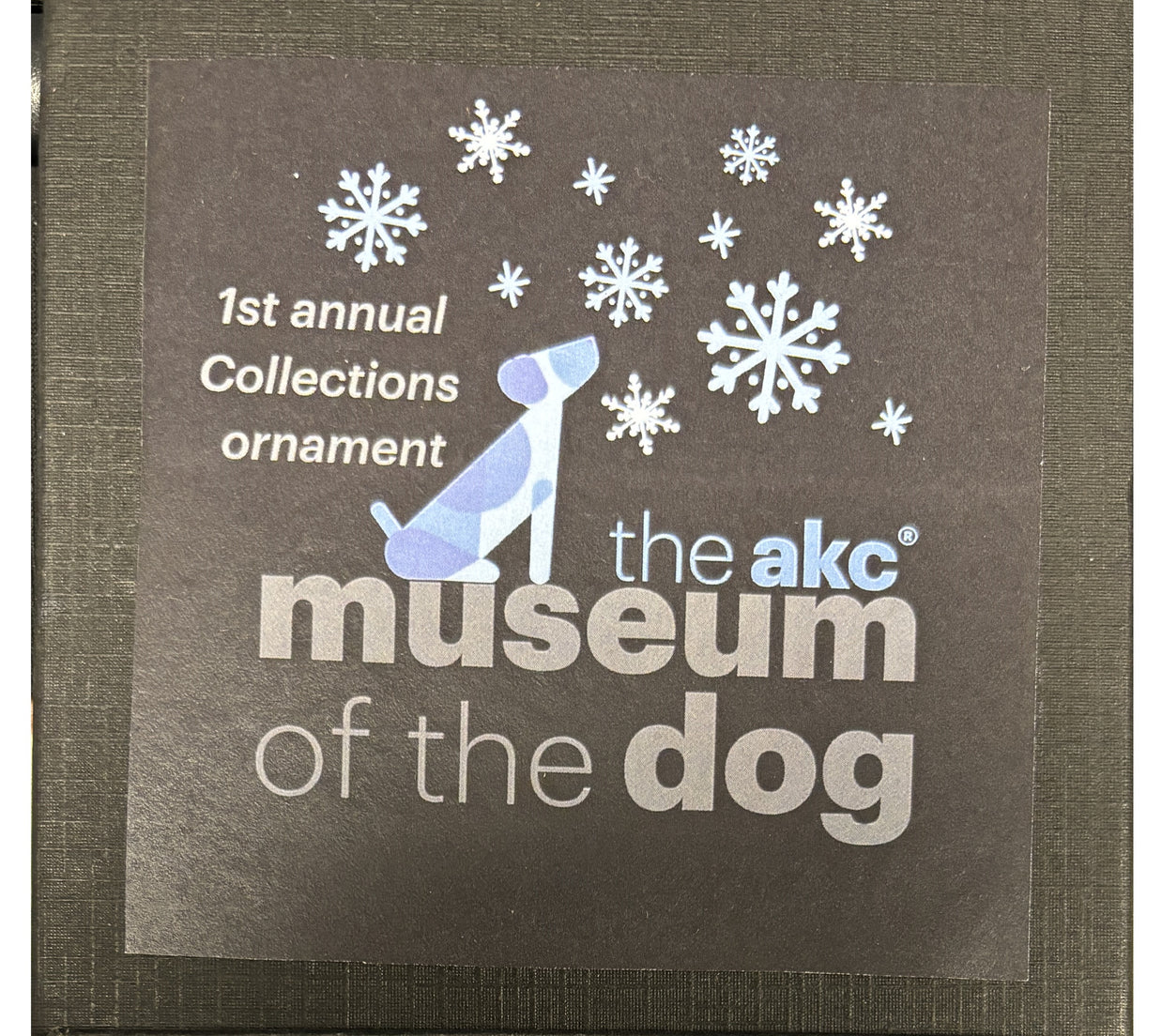 1st Annual Collections Ornament
