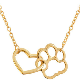 Dog Paw Pendant Necklaces