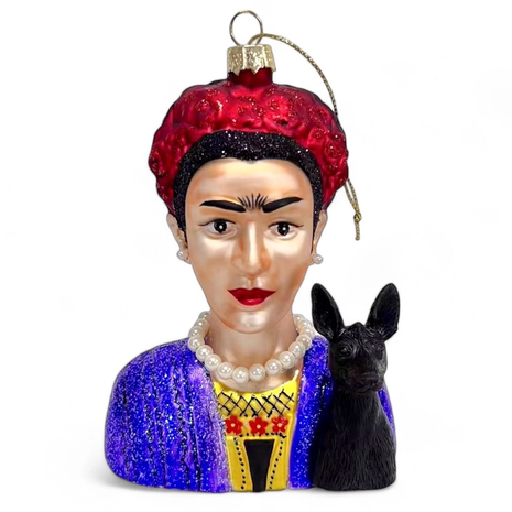 Frida Kahlo and Mr. Xoloti Ornament