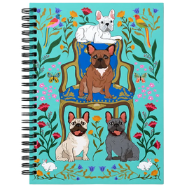 Dog Themed Spiral Lined Notebooks