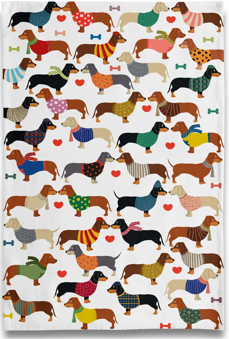 Art Inspired & Dog Themed Kitchen Towels