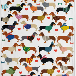Art Inspired & Dog Themed Kitchen Towels