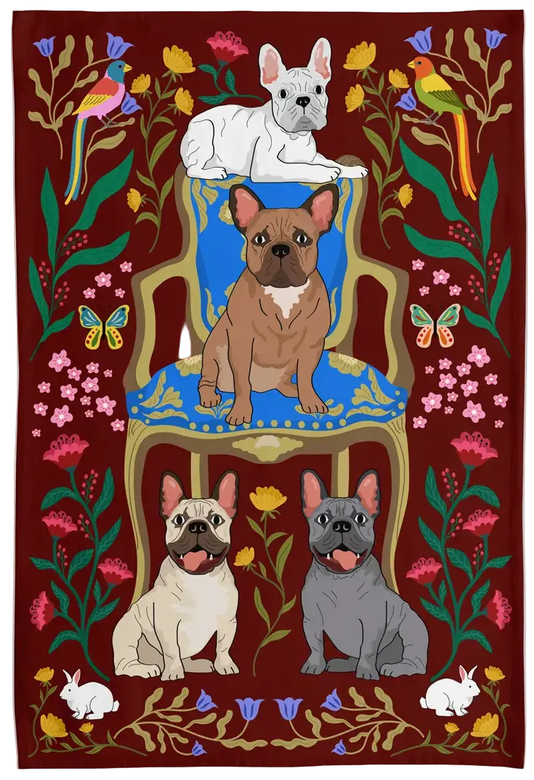 Art Inspired & Dog Themed Kitchen Towels
