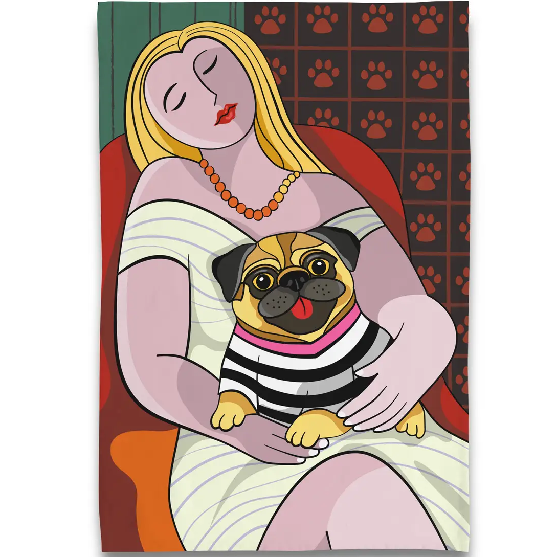 Art Inspired & Dog Themed Kitchen Towels
