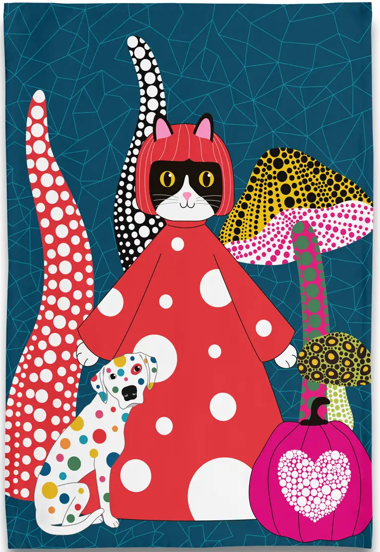 Art Inspired & Dog Themed Kitchen Towels