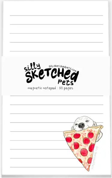 NYC Dog Themed Magnetic Notepads