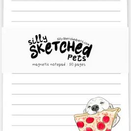 NYC Dog Themed Magnetic Notepads