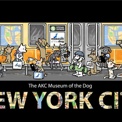 Dog Themed NYC Subway Prints