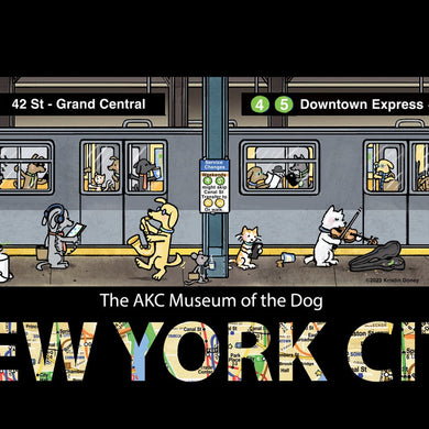 Dog Themed NYC Subway Prints