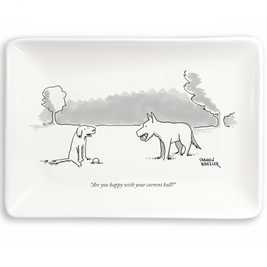 New Yorker Cartoon Trinket Tray