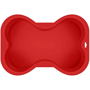 Dog Bone Shaped Silicone Mini Cake Pan from Puppy Cake LLC