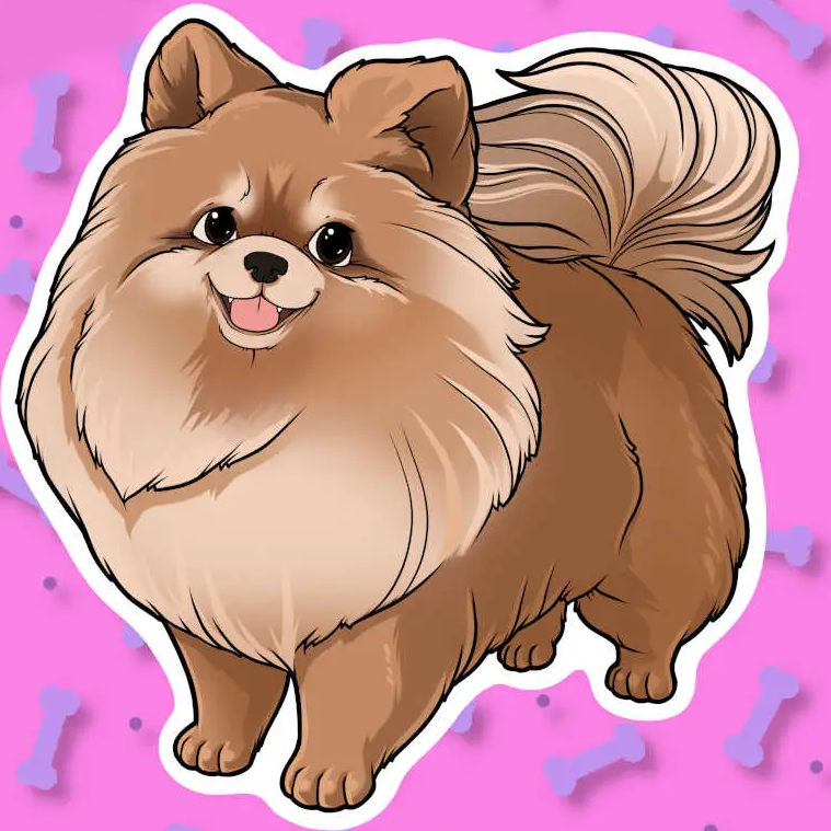95 Breeds of Kawaii Stickers