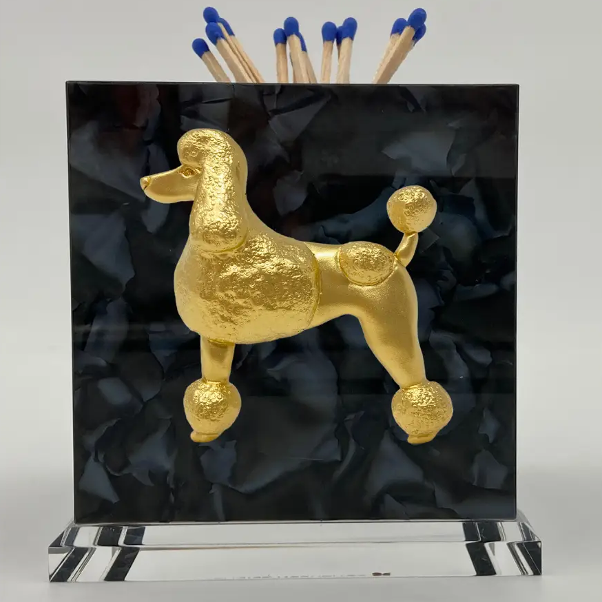 Dog Themed Decorative Match Strike Boxes