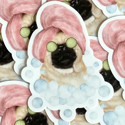 Watercolor Style Stickers Made in the USA