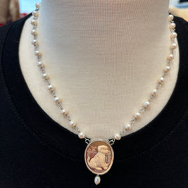 Sardonyx Shell Cameo Jewelry