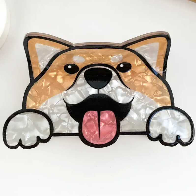 Cute Dog Themed Hair Claws