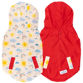 Rain or Shine Reversible Dog Raincoat