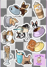 Load image into Gallery viewer, Coffee Dogs Stickers
