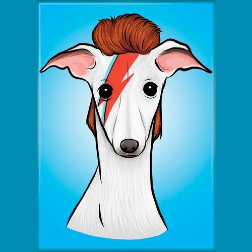 Rectangular Pop Culture Dog Manets