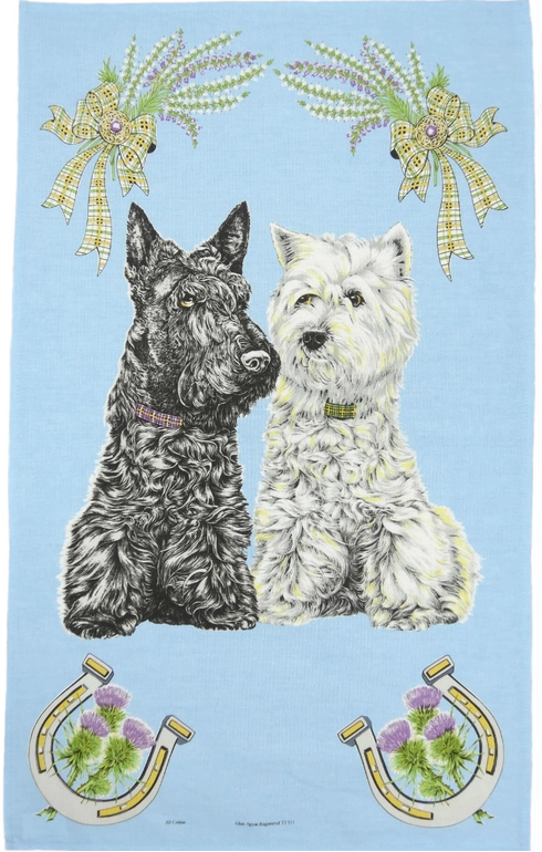 100% Cotton Tea Towels from Scotland