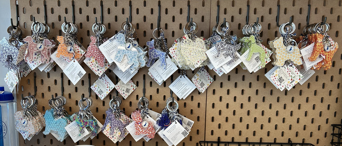 Breed Specific Custom Collaboration Keychains!