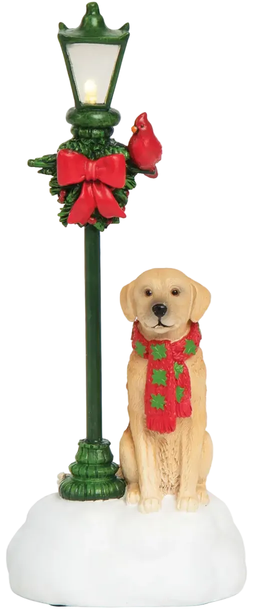 Winter Holiday Dog Figurines