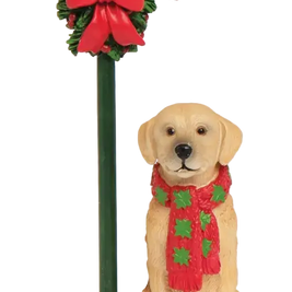 Winter Holiday Dog Figurines
